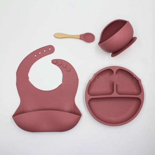 Silicone Feeding Essentials Set (4Pieces)